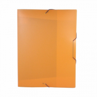 Plastov box s gum. A4 oranov 550