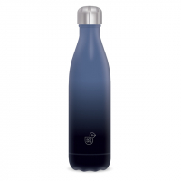 Fľaša Termo 500ml čierno-modrá