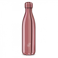 Fľaša Termo 500ml Metal ružová