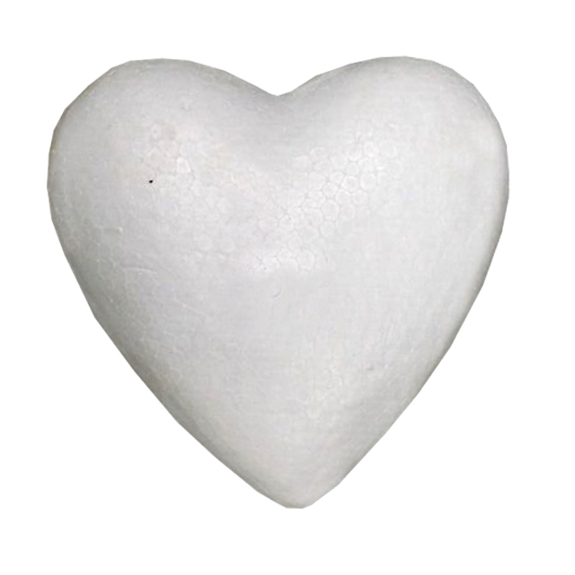 Hobby polystyrén srdce 100mm