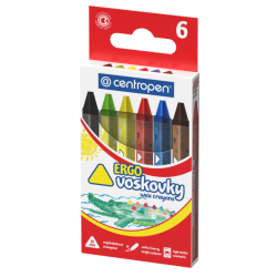 Voskovky 9531/6 trojuholn�kov� Ergo CENTROPEN