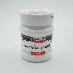 Akrylov farba Pentart 230ml, biela 3232