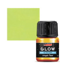 Akryov farba svietiaca v tme Pentart 30ml lime 16480