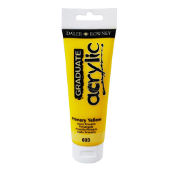 Akyrlov farba D&R Graduate 120ml Primary Yelow 603
