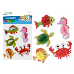 Hobby CraftFun samolepky morsk zvierat 545797