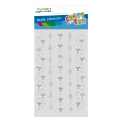 Hobby CraftFun samolepky perly 545877