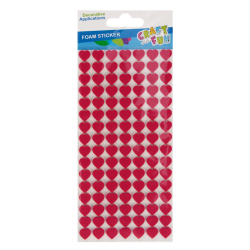 Hobby CraftFun samolepky penov srdce 555448