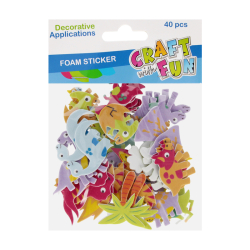 Hobby CraftFun samolepky penov dinosaury 555453