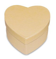 Papierov krabica srdce 7632