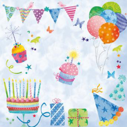 Papierov obrsky TI-FLAIR 33x33cm 3 vrstvov 3-71641KI