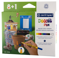 Popisova CENTROPEN DECOR PEN 2738/8+1