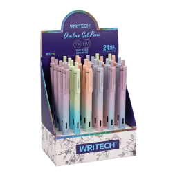 Pero g�lov� WRITECH Gradient Ombre pastel/24 display