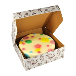 Krabica na z�kusky 19x19x10cm zdoben�