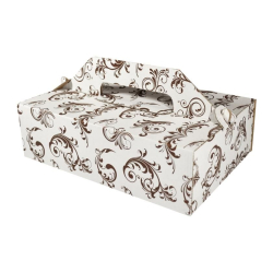 Krabica na z�kusky 27x18x8cm s u�kom zdoben�