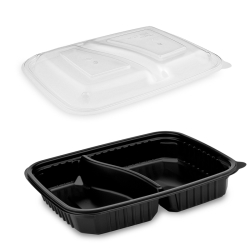 Menu misa+vie�ko do mikrovlnky,10+10ks,2dieln� 1100ml,PP