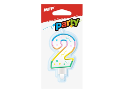 Tortov� svie�ky �islo  ''2'' d�hov�