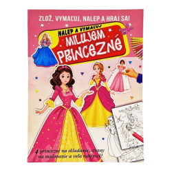 Milujem princezn-nalep a vymauj