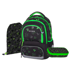 �kolsk� set 3dielny Oxy Next Green Cubes PP26