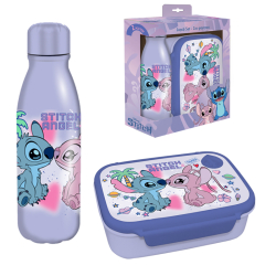 Box na desiatu 800ml + Kovov� f�a�a 500ml Lilo & Stitch 3