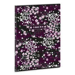 Zo�it A4 40 listov� Sakura-navy-flowery mix