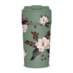 Termohrn�ek 470ml Flowery green ARS UNA