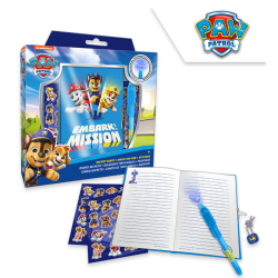 Zpisnk so zmkom a samolepkami s magickm perom Paw Patrol