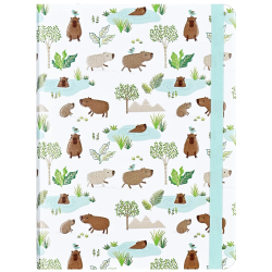 Zpisnk s gumikou 16x21 cm 160listov 343062