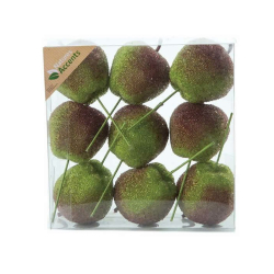 Vian.dekor.umel� jablko na dr�tiku/ks 354783