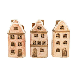 Viano�n� dekor�cia keramick� dom�ek s LED osvetlen�m DD69864