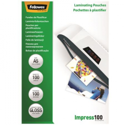 Laminovacia flia FELLOWES A5 100my/1ks
