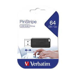 USB Flash disk VERBATIM 64GB 2.0 pinstripe