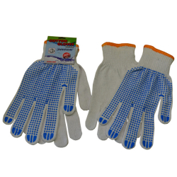 Rukavice bavlnen� s ter��kmi