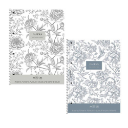 pirlov zoit tvorekov A4+ 80 listov SHKOLYARYK ''Vintage flowers'' mix