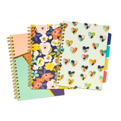 pirlov zoit B5 linajkov 100 listov PUKKA PAD ''Floral Love Project Book'' mix vzorov