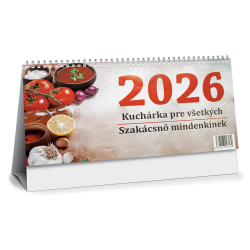 Stolov kalendr Szakcsno mindenkinek / Kuchrka pre vetkch 2026