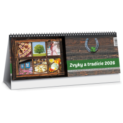 Stolov kalendr Zvyky a tradcie PG 2026
