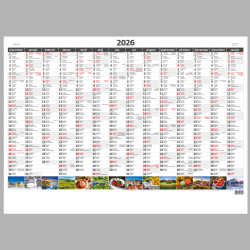 Pl�novacia ro�n� mapa A1 - obr�zkov� 26