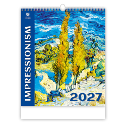 N�stenn� kalend�r Impressionism 2027