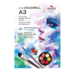 9920 VKRESNK SKICR POP AKVAREL A3, 10 list., 250 g