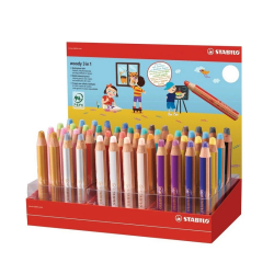 PASTELKY STABILO 880/48 WOODY DISPLAY