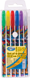 83885 GLOV PER GLITTER 1,0 mm  6 FARIEB  PVC 40/320