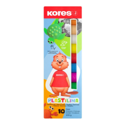 PLASTELNA 10-fareb. V KRABIKE 200 g KORES    34010