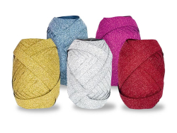 Stuha viazacia glitter 20mx1cm Jumbo mix farieb 5660236
