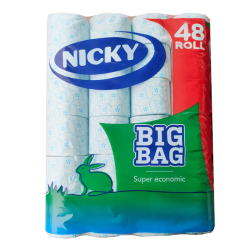 TOALETN PAPIER NICKY  BIG PACK FSC DEC 2P 48x1 2-vrstvov  417128 48181010
