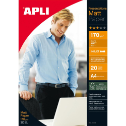 FOTOPAPIER A4 170g MATN APLI , 20 hrkov   AG010418
