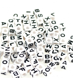 KOR�LKY SADA P�SMEN BIELE 100 ks   PK600-2 , 4218