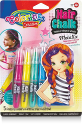 Kriedy na vlasy METAL/ 5 farieb