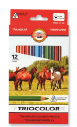 Pastelky 3142/12 trojhrann TRIOCOLOR