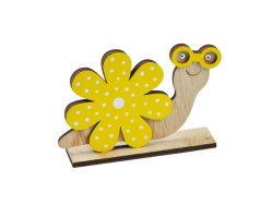 Dekoran ozdoba slimk lt kvet 12,5 cm