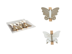 Dekoran ozdoba tipce dreven motle 6ks/3,5cm